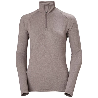 Dámské Aktivní Střední Vrstvy Helly Hansen W Verglas 1/2 Zip Up Šedé Hnědé | FBLAOCH-03