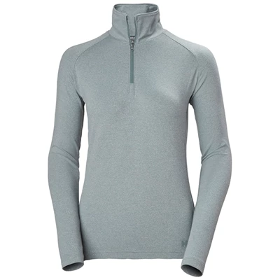 Dámské Aktivní Střední Vrstvy Helly Hansen W Verglas 1/2 Zip Up Šedé | PEJBISG-80