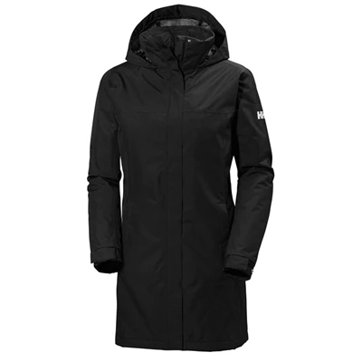 Dámské Bundy Do Deště Helly Hansen W Aden Insulated Černé | EICKDGA-56