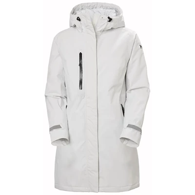 Dámské Bundy Do Deště Helly Hansen W Adore Insulated Šedé | HCPRANX-24