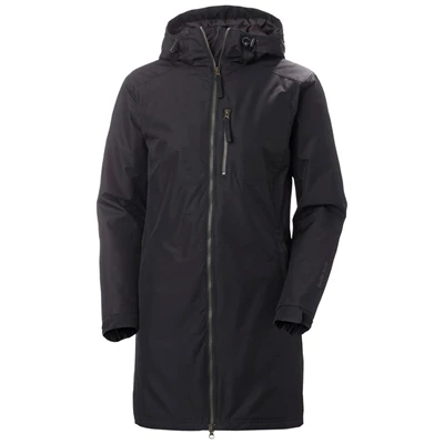 Dámské Bundy Do Deště Helly Hansen W Aker Insulated Černé | GXCMNKV-76