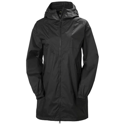 Dámské Bundy Do Deště Helly Hansen W Illusion Černé | LBHNRPM-50