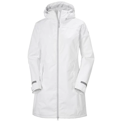 Dámské Bundy Do Deště Helly Hansen W Lisburn Bílé | JMOIPNL-41
