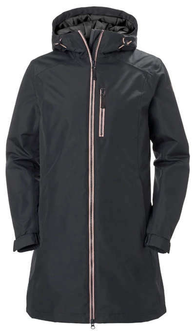 Dámské Bundy Do Deště Helly Hansen W Long Belfast Zimní Šedé | NISTEFY-54