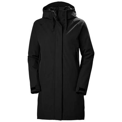 Dámské Bundy Do Deště Helly Hansen W Mono Materiál Insulated Černé | WMBJLVD-03
