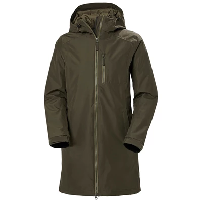 Dámské Bundy Parka Helly Hansen W Long Belfast Zimní Šedé | HZPYNVD-63