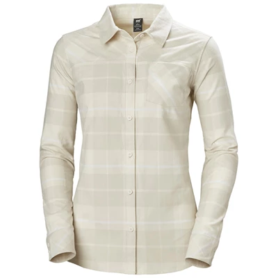 Dámské Košile Helly Hansen W Classic Check Ls Bílé | NGZMTBX-48
