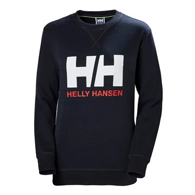 Dámské Košile Helly Hansen W Hh Logo Crew Sweat Tmavě Blankyt | RYXAJCV-71