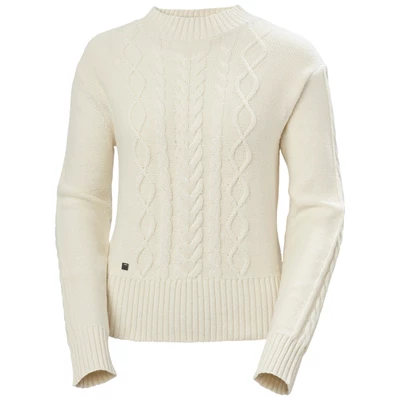 Dámské Košile Helly Hansen W Siren Cable Knit Bílé | MCLQGTY-03