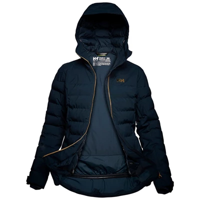 Dámské Lyžařské Bundy Helly Hansen W Imperial Puffy Tmavě Blankyt | GLXRYEV-58