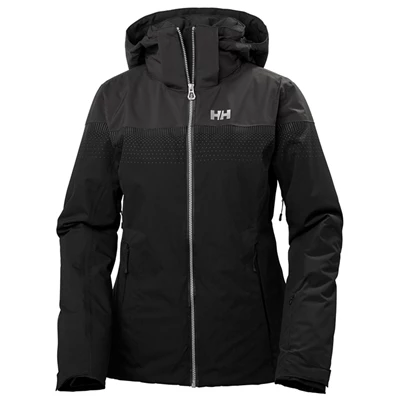 Dámské Lyžařské Bundy Helly Hansen W Motionista Lifaloft Insulated Černé | TUFOVCL-02