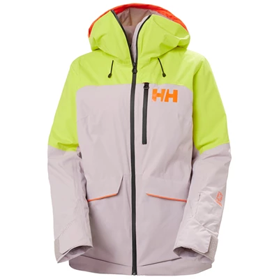 Dámské Lyžařské Bundy Helly Hansen W Powchaser Lifaloft Insulated Šedé | IDSJYKU-89