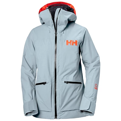 Dámské Lyžařské Bundy Helly Hansen W Powderqueen 3.0 Blankyt Šedé | TUZBSLN-85