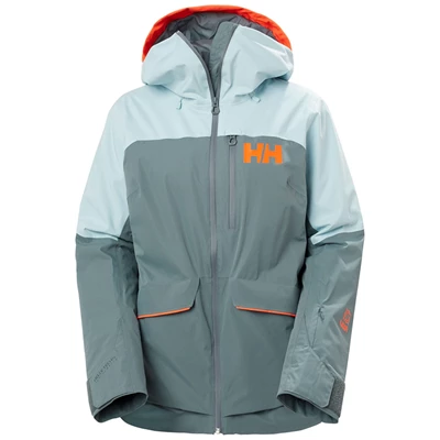 Dámské Lyžařské Bundy Helly Hansen W Powchaser Lifaloft Insulated Šedé | TXJANIR-14