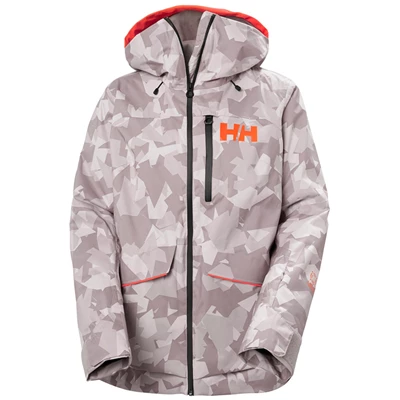 Dámské Lyžařské Bundy Helly Hansen W Powchaser Lifaloft Insulated Šedé | YGFBZPA-96