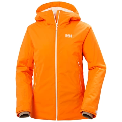 Dámské Lyžařské Bundy Helly Hansen W Snowstar Mono Materiál Oranžové | HTESBMF-72