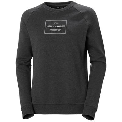 Dámské Mikiny Helly Hansen W F2f Organic Bavlněné Šedé | HLWVUZD-20