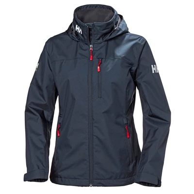 Dámské Neformální Bundy Helly Hansen W Crew S Kapucí Tmavě Blankyt | AGHZCBO-37