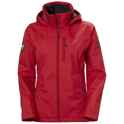 Dámské Neformální Bundy Helly Hansen W Crew S Kapucí Červené | HBUQDKZ-82