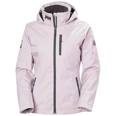 Dámské Neformální Bundy Helly Hansen W Crew S Kapucí Střední Vrstva Šedé Fialové | PYXUCRQ-84