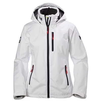 Dámské Neformální Bundy Helly Hansen W Crew S Kapucí Bílé | RXZKHLU-83