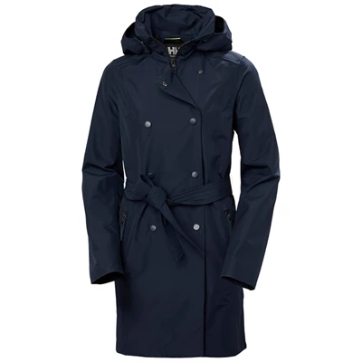 Dámské Neformální Bundy Helly Hansen W Welsey Ii Trench Tmavě Blankyt | YPQFCUH-57