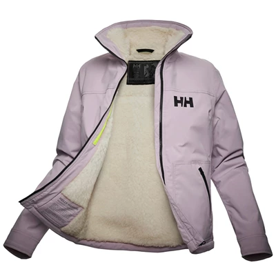Dámské Plachetní Bundy Helly Hansen W Arctic Shelled Vlna Pile Šedé Fialové | JEOVBYD-09