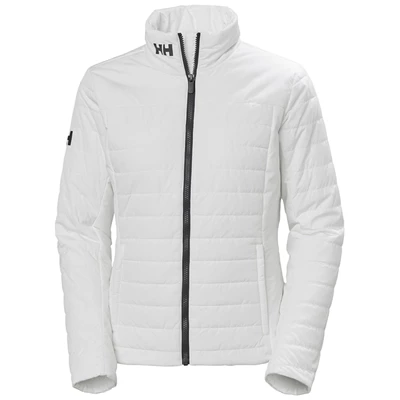 Dámské Plachetní Bundy Helly Hansen W Crew 2.0 Bílé | OPSEIDX-71