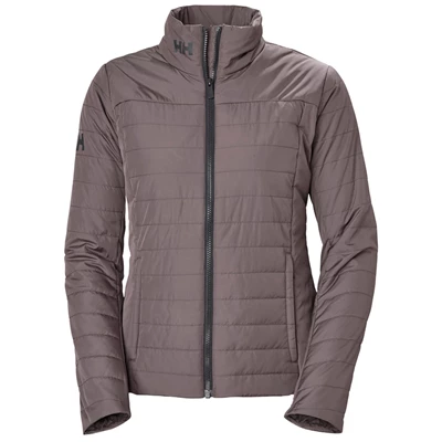 Dámské Plachetní Bundy Helly Hansen W Crew 2.0 Šedé | WATJQOD-23