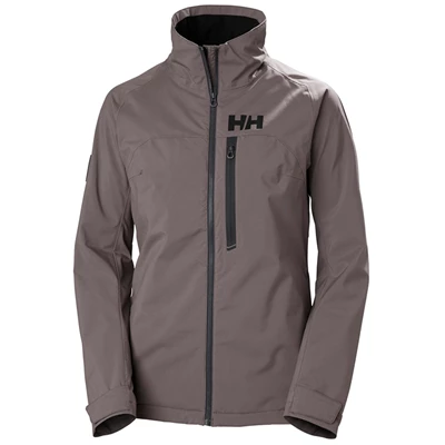 Dámské Plachetní Bundy Helly Hansen W Hp Závodní Lifaloft Insulated Šedé | UPJXFZH-72