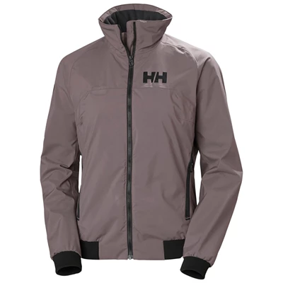 Dámské Plachetní Bundy Helly Hansen W Hp Závodní Lifaloft Insulated Bomber Šedé | WZDTUOI-31