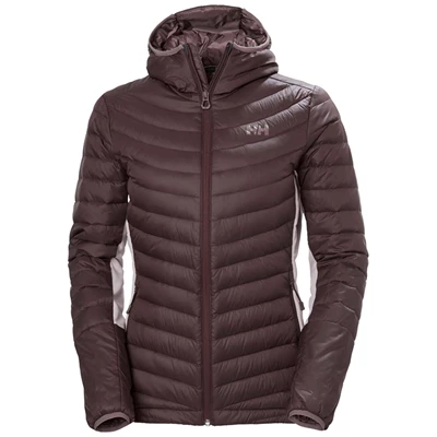 Dámské Péřové Bundy Helly Hansen W Verglas S Kapucí Hybridní Šedé | BNLCQHJ-84