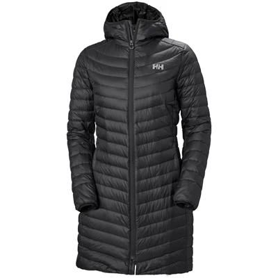 Dámské Péřové Bundy Helly Hansen W Verglas Long Černé | MCDQFJT-38