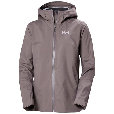 Dámské Skořápkové Bundy Helly Hansen W Verglas 3l Šedé | EAUCWFL-03