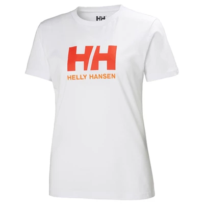 Dámské Tričko Helly Hansen W Hh Logo Bílé | MTGXPUZ-84