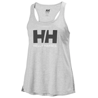 Dámské Tričko Helly Hansen W Hh Logo Singlet Šedé | HFWPSNY-43