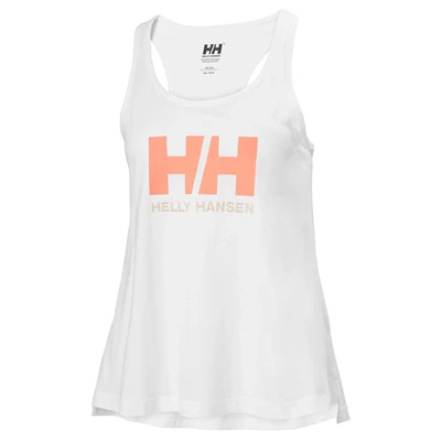 Dámské Tričko Helly Hansen W Hh Logo Singlet Bílé | KUGVNRE-48