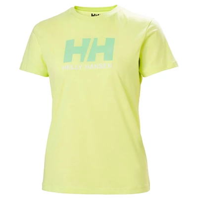Dámské Tričko Helly Hansen W Hh Logo Světle Zelene | MSBKNJG-12