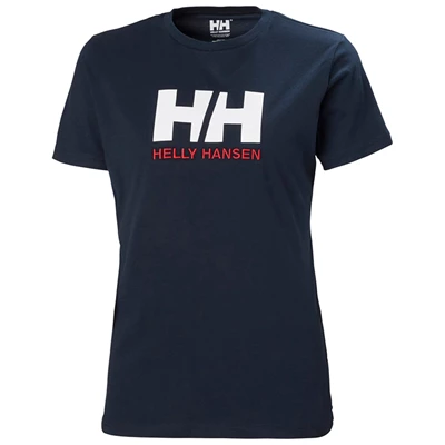 Dámské Tričko Helly Hansen W Hh Logo Tmavě Blankyt | VZNLBAG-63
