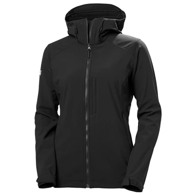 Dámské Turistické Bundy Helly Hansen W Paramount Hood Soft Černé | ZDBXWJF-65