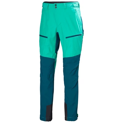 Dámské Turistické Kalhoty Helly Hansen W Verglas Tur Peacock | BHUJZST-06