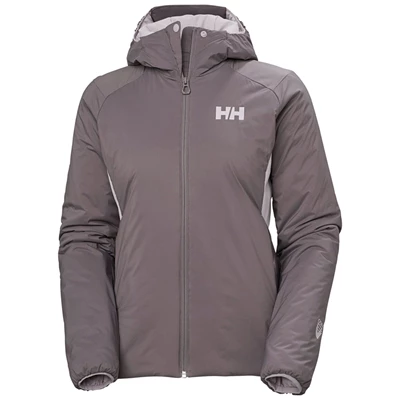Dámské Venkovní Bundy Helly Hansen W Odin Stretch S Kapucí Šedé | USNDJEH-80