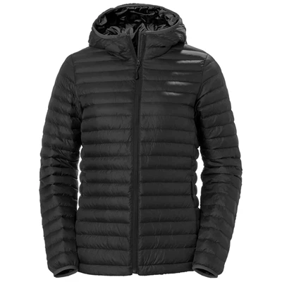 Dámské Zateplené Bundy Helly Hansen W Sirdal S Kapucí Jack Černé | OGXJDZN-52