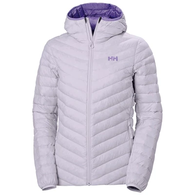 Dámské Zateplené Bundy Helly Hansen W Verglas S Kapucí Šedé Fialové | VCKADPR-63