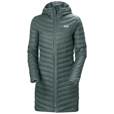 Dámské Zateplené Bundy Helly Hansen W Verglas Long Šedé | ZJLTHXY-57