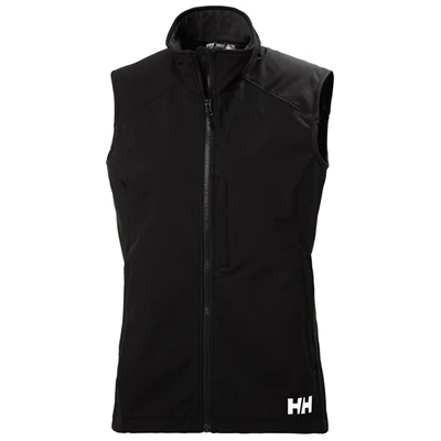 Dámské Zateplené Vesty Helly Hansen W Paramount Softshell Černé | WCDJMBG-02