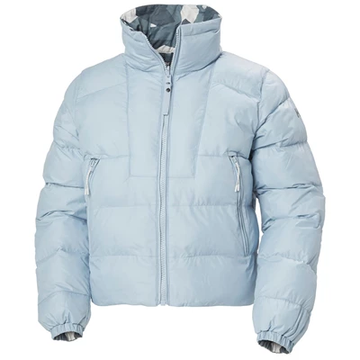 Dámské Zimní Bundy Helly Hansen W Reversible Puffer Šedé Blankyt | HELBUOM-01