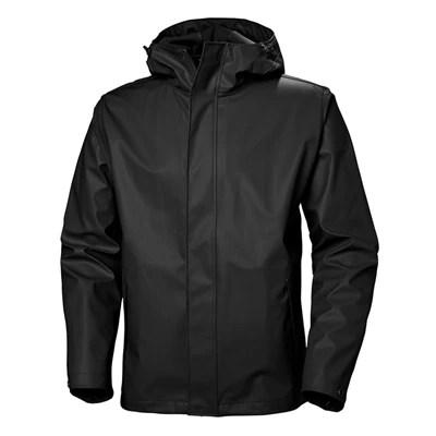 Pánské Bundy Do Deště Helly Hansen Moss Černé | BIEATFW-40
