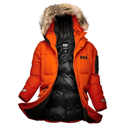 Pánské Bundy Parka Helly Hansen Bouvet Červené Oranžové | VTJCGUO-51