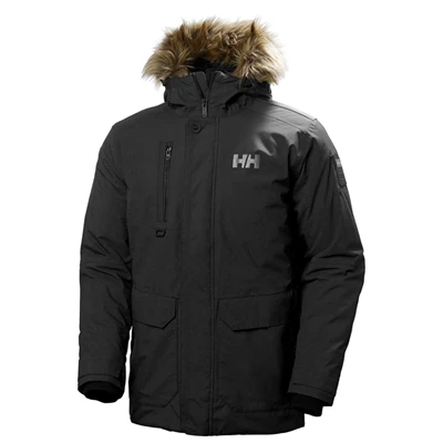Pánské Bundy Parka Helly Hansen Svalbard Černé | SIJZYQK-06
